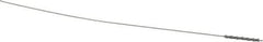 Osborn - 0.05" Diam Helical Nylon Tube Brush - 1/2" Brush Length, 4" OAL, 0.023" Diam Shank - Eagle Tool & Supply