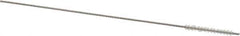 Osborn - 0.09" Diam Helical Nylon Tube Brush - 3/4" Brush Length, 4" OAL, 0.04" Diam Shank - Eagle Tool & Supply