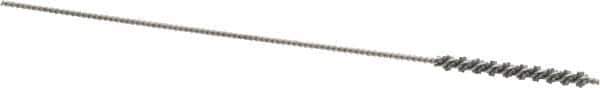 Osborn - 0.105" Diam Helical Nylon Tube Brush - 1" Brush Length, 4" OAL, 0.046" Diam Shank - Eagle Tool & Supply