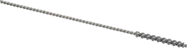 Osborn - 1/8" Diam Helical Nylon Tube Brush - 1" Brush Length, 4" OAL, 0.067" Diam Shank - Eagle Tool & Supply