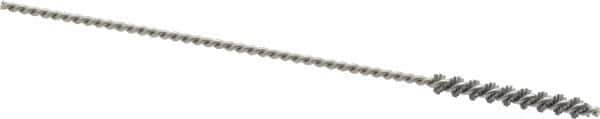 Osborn - 0.135" Diam Helical Nylon Tube Brush - 1" Brush Length, 4" OAL, 0.067" Diam Shank - Eagle Tool & Supply