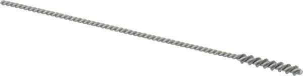 Osborn - 0.165" Diam Helical Nylon Tube Brush - 1" Brush Length, 5" OAL, 0.093" Diam Shank - Eagle Tool & Supply