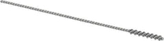 Osborn - 0.165" Diam Helical Nylon Tube Brush - 1" Brush Length, 5" OAL, 0.093" Diam Shank - Eagle Tool & Supply