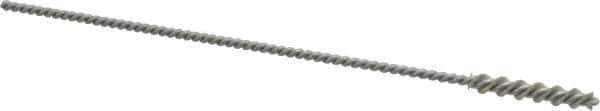 Osborn - 0.165" Diam Helical Nylon Tube Brush - 1" Brush Length, 5" OAL, 0.093" Diam Shank - Eagle Tool & Supply