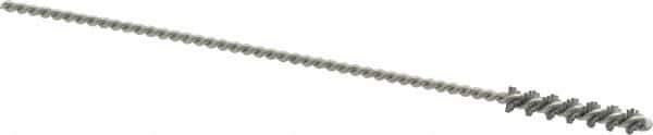 Osborn - 0.19" Diam Helical Nylon Tube Brush - 1" Brush Length, 5" OAL, 0.093" Diam Shank - Eagle Tool & Supply