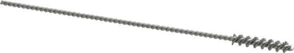 Osborn - 0.19" Diam Helical Nylon Tube Brush - 1" Brush Length, 5" OAL, 0.093" Diam Shank - Eagle Tool & Supply
