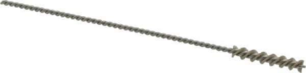Osborn - 0.19" Diam Helical Nylon Tube Brush - 1" Brush Length, 5" OAL, 0.093" Diam Shank - Eagle Tool & Supply