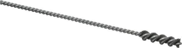 Osborn - 0.26" Diam Helical Nylon Tube Brush - 1" Brush Length, 5" OAL, 0.119" Diam Shank - Eagle Tool & Supply