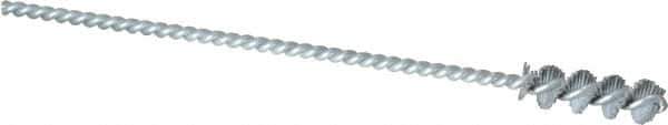 Osborn - 0.325" Diam Helical Nylon Tube Brush - 1" Brush Length, 5" OAL, 0.119" Diam Shank - Eagle Tool & Supply