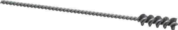 Osborn - 0.325" Diam Helical Nylon Tube Brush - 1" Brush Length, 5" OAL, 0.119" Diam Shank - Eagle Tool & Supply