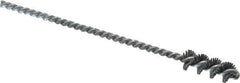 Osborn - 0.385" Diam Helical Nylon Tube Brush - 1" Brush Length, 5" OAL, 0.152" Diam Shank - Eagle Tool & Supply
