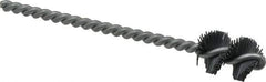 Osborn - 0.765" Diam Helical Nylon Tube Brush - 1" Brush Length, 5" OAL, 0.228" Diam Shank - Eagle Tool & Supply