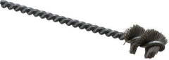 Osborn - 0.765" Diam Helical Nylon Tube Brush - 1" Brush Length, 5" OAL, 0.228" Diam Shank - Eagle Tool & Supply