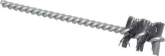 Osborn - 0.89" Diam Helical Nylon Tube Brush - 1" Brush Length, 5" OAL, 0.228" Diam Shank - Eagle Tool & Supply