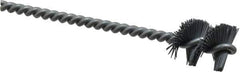 Osborn - 0.89" Diam Helical Nylon Tube Brush - 1" Brush Length, 5" OAL, 0.228" Diam Shank - Eagle Tool & Supply