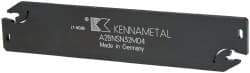 Kennametal - 1.2598" Blade Height, 0.1339" Blade Width, 5.9055" OAL, Neutral Cut, Double End Indexable Cut-Off Blade - 50mm Max Depth of Cut, A2BNSN Blade, A2 Cut-Off Series - Eagle Tool & Supply