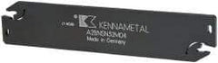 Kennametal - 1.2598" Blade Height, 0.1339" Blade Width, 5.9055" OAL, Neutral Cut, Double End Indexable Cut-Off Blade - 50mm Max Depth of Cut, A2BNSN Blade, A2 Cut-Off Series - Eagle Tool & Supply