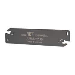 Kennametal - 1.0236" Blade Height, 0.1339" Blade Width, 4.3307" OAL, Neutral Cut, Double End Indexable Cut-Off Blade - 40mm Max Depth of Cut, A2BNSN Blade, A2 Cut-Off Series - Eagle Tool & Supply