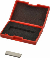 SPI - 0.1003" Rectangular Steel Gage Block - Accuracy Grade 0, Includes NIST Traceability Certification - Eagle Tool & Supply