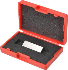 SPI - 0.1005" Rectangular Steel Gage Block - Accuracy Grade 0, Includes NIST Traceability Certification - Eagle Tool & Supply