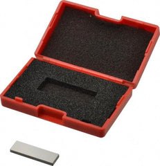 SPI - 0.1007" Rectangular Steel Gage Block - Accuracy Grade 0, Includes NIST Traceability Certification - Eagle Tool & Supply