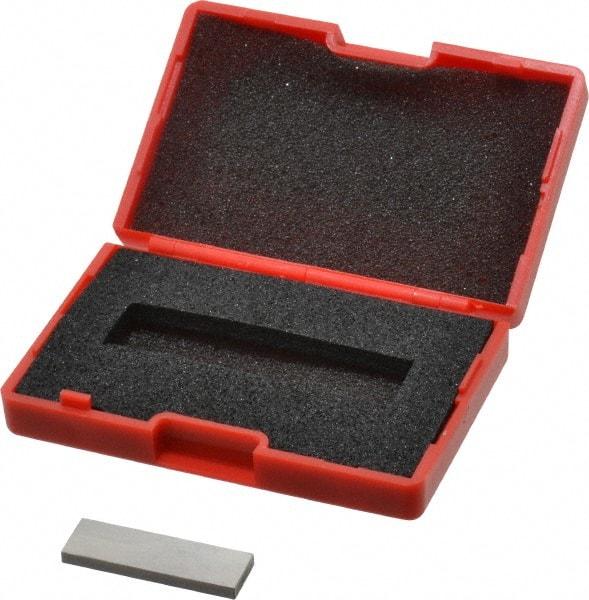 SPI - 0.1008" Rectangular Steel Gage Block - Accuracy Grade 0, Includes NIST Traceability Certification - Eagle Tool & Supply