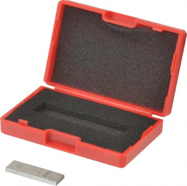 SPI - 0.103" Rectangular Steel Gage Block - Accuracy Grade 0, Includes NIST Traceability Certification - Eagle Tool & Supply