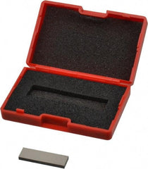 SPI - 0.107" Rectangular Steel Gage Block - Accuracy Grade 0, Includes NIST Traceability Certification - Eagle Tool & Supply