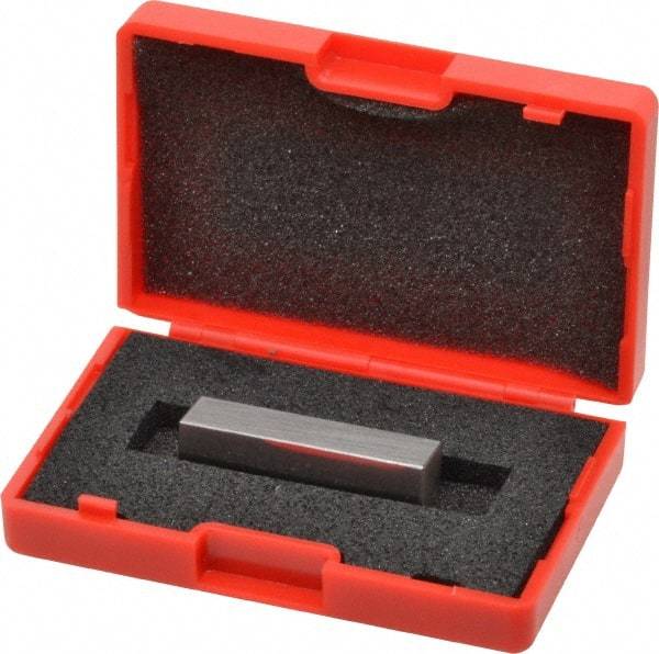 SPI - 0.35" Rectangular Steel Gage Block - Accuracy Grade 0, Includes NIST Traceability Certification - Eagle Tool & Supply