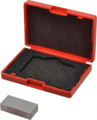 SPI - 0.65" Rectangular Steel Gage Block - Accuracy Grade 0, Includes NIST Traceability Certification - Eagle Tool & Supply