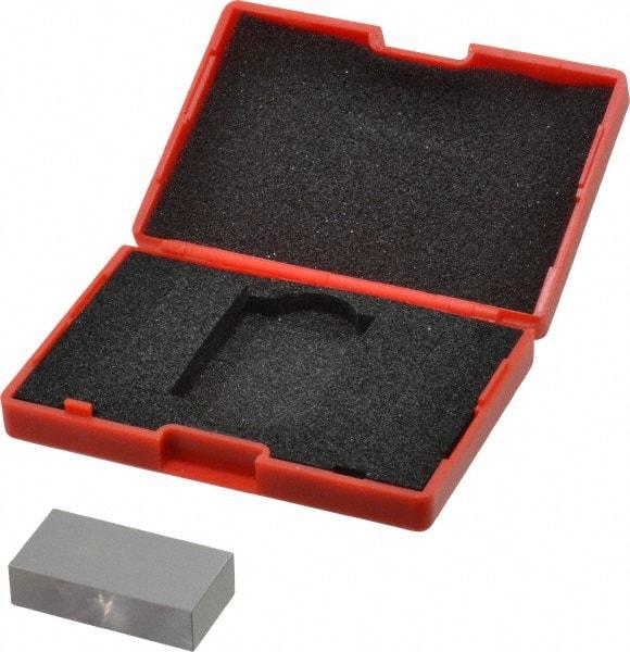 SPI - 0.7" Rectangular Steel Gage Block - Accuracy Grade 0, Includes NIST Traceability Certification - Eagle Tool & Supply