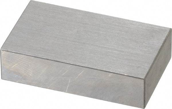 SPI - 0.8" Rectangular Steel Gage Block - Accuracy Grade 0, Includes NIST Traceability Certification - Eagle Tool & Supply