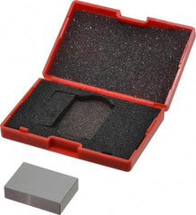 SPI - 0.95" Rectangular Steel Gage Block - Accuracy Grade 0, Includes NIST Traceability Certification - Eagle Tool & Supply