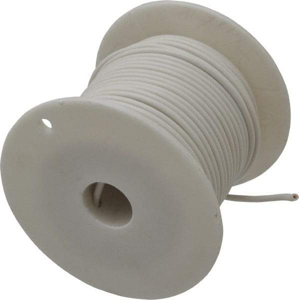 Southwire - 16 Gauge Automotive Primary Wire - 100' Long, White - Eagle Tool & Supply