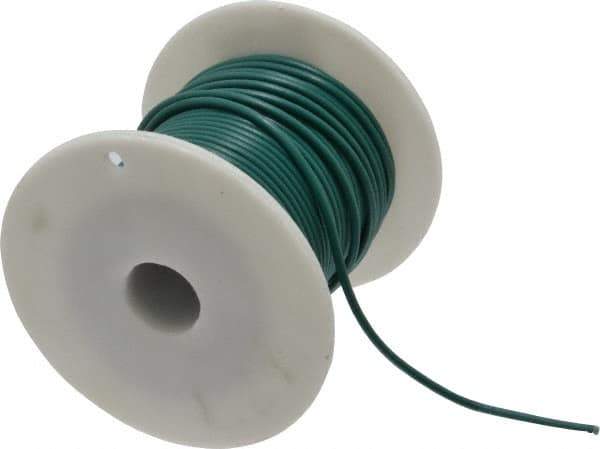 Southwire - 18 Gauge Automotive Primary Wire - 100' Long, Green - Eagle Tool & Supply