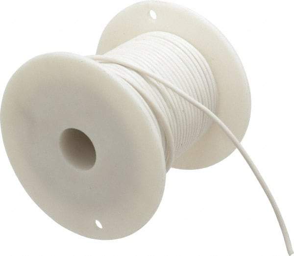 Southwire - 18 Gauge Automotive Primary Wire - 100' Long, White - Eagle Tool & Supply