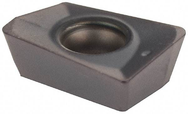 Kennametal - ADPT1622 GC Grade KC522M Carbide Milling Insert - TiAlN Finish, 0.1378" Thick, 0.77mm Corner Radius - Eagle Tool & Supply