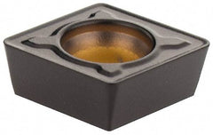 Kennametal - CPMT32.52 MF Grade KCPK30M Carbide Milling Insert - TiN/TiCN/Al2O3 Finish, 5/32" Thick, 0.3752" Inscribed Circle, 0.8mm Corner Radius - Eagle Tool & Supply
