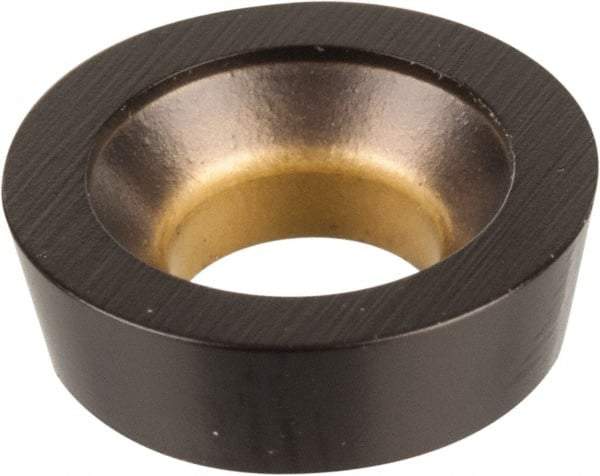 Kennametal - RPGB2.51.5 Grade KCPK30 Carbide Milling Insert - TiN/TiCN/Al2O3 Finish, 0.0937" Thick, 5/16" Inscribed Circle - Eagle Tool & Supply