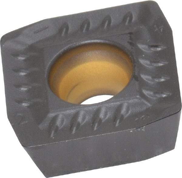 Kennametal - SDKT43 GP Grade KCPK30 Carbide Milling Insert - TiN/TiCN/Al2O3 Finish, 3/16" Thick, 1/2" Inscribed Circle, 0.8mm Corner Radius - Eagle Tool & Supply