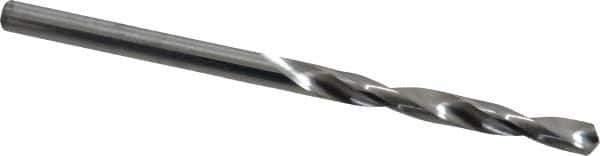 SGS - 9/64" 118° Solid Carbide Jobber Drill - Bright Finish, Right Hand Cut, Spiral Flute, Straight Shank, 2-1/2" OAL, Faceted Point - Eagle Tool & Supply