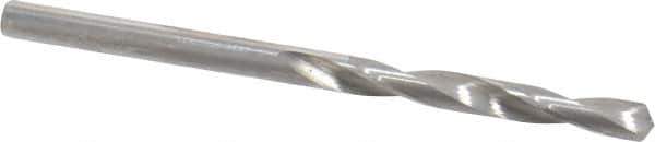 SGS - 5/32" 118° Solid Carbide Jobber Drill - Bright Finish, Right Hand Cut, Spiral Flute, Straight Shank, 2-1/2" OAL, Faceted Point - Eagle Tool & Supply