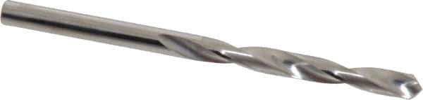 SGS - 11/64" 118° Solid Carbide Jobber Drill - Bright Finish, Right Hand Cut, Spiral Flute, Straight Shank, 2-3/4" OAL, Faceted Point - Eagle Tool & Supply