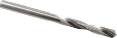 SGS - 7/32" 118° Solid Carbide Jobber Drill - Bright Finish, Right Hand Cut, Spiral Flute, Straight Shank, 3" OAL, Faceted Point - Eagle Tool & Supply