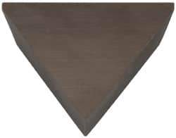 Kennametal - Triangle, CBT Chipbreaker for Indexables - 0.09" Thick, 0.22" Effective Width - Eagle Tool & Supply