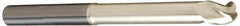 Accupro - 1" Diam, 1-1/4" LOC, 3 Flute Solid Carbide Ball End Mill - ZrN Finish, Single End, 5" OAL, 1" Shank Diam, Spiral Flute - Eagle Tool & Supply