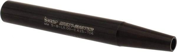 Iscar - Multimaster 5/8" 85° Shank Milling Tip Insert Holder & Shank - 0.37" Neck Diam, T06 Neck Thread, 5" OAL, Steel MM S-B Tool Holder - Eagle Tool & Supply