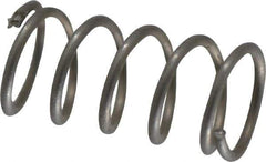 Value Collection - 0.12" OD, 0.012" Wire, 1/4" Free Length, Compression Spring - 5.26 Lb Spring Rating, Stainless Steel - Eagle Tool & Supply