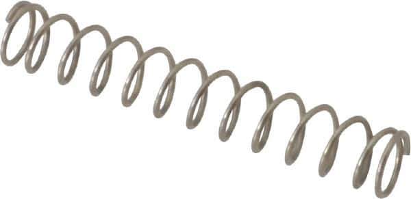 Value Collection - 0.12" OD, 0.012" Wire, 3/4" Free Length, Compression Spring - 1.61 Lb Spring Rating, Stainless Steel - Eagle Tool & Supply