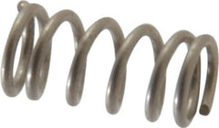 Value Collection - 0.12" OD, 0.016" Wire, 1/4" Free Length, Compression Spring - 15.72 Lb Spring Rating, Stainless Steel - Eagle Tool & Supply